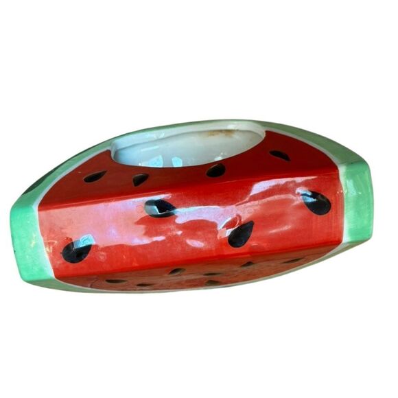 Watermelon Cermaic Dish Planter / Soap Tray - Picture 4 of 6